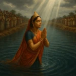 দিঘির জলে রানীর মুখ